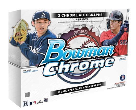 2025 Bowman Chrome Baseball Hobby Box. New!