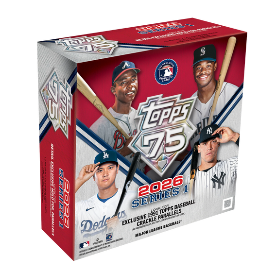2026 Topps MLB Series 1 Mega Box. New. 75 years!