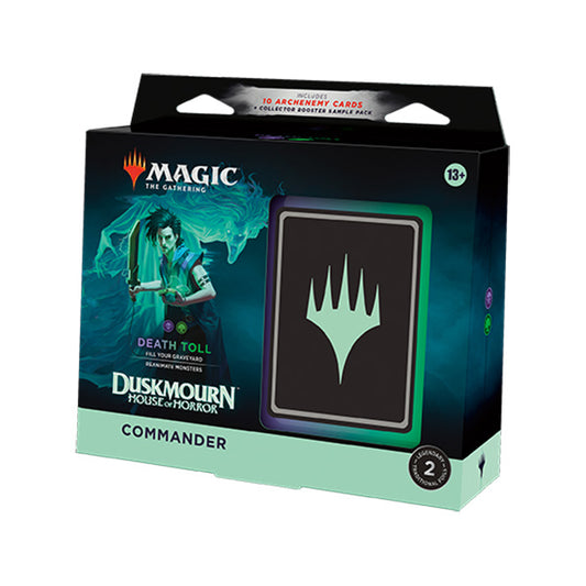 Magic The Gathering: Duskmourn House of Horror Commander Deck Reprint. Death Toll. New.