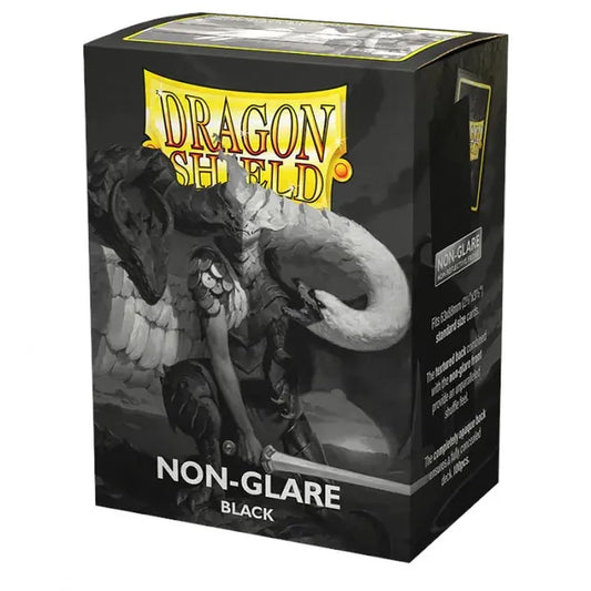 Dragon Shield Non Glare Black Sleeves. 100 ct. New.