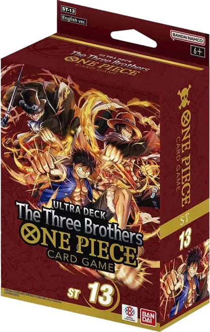Bandai One Piece The Three Brothers ULTRA DECK! ST 13. New.