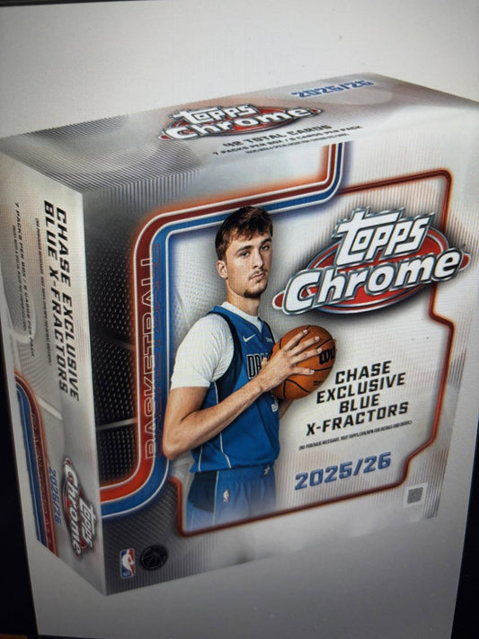 2025/25 Topps Chrome NBA Hobby Mega Box. New.