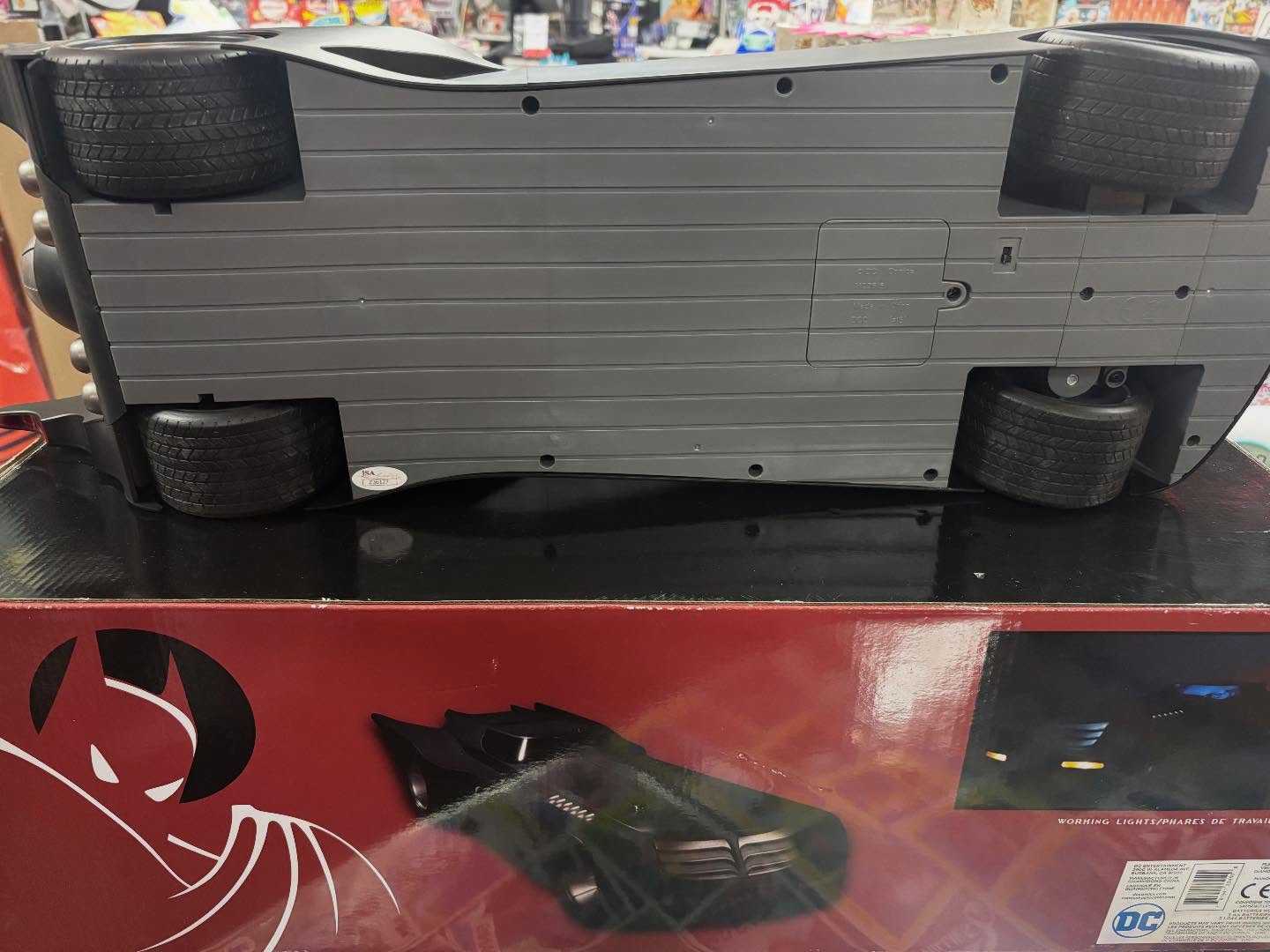 Batman The Animated Series Kevin Conroy Autographed and Inscribed Batmobile. JSA Letter.