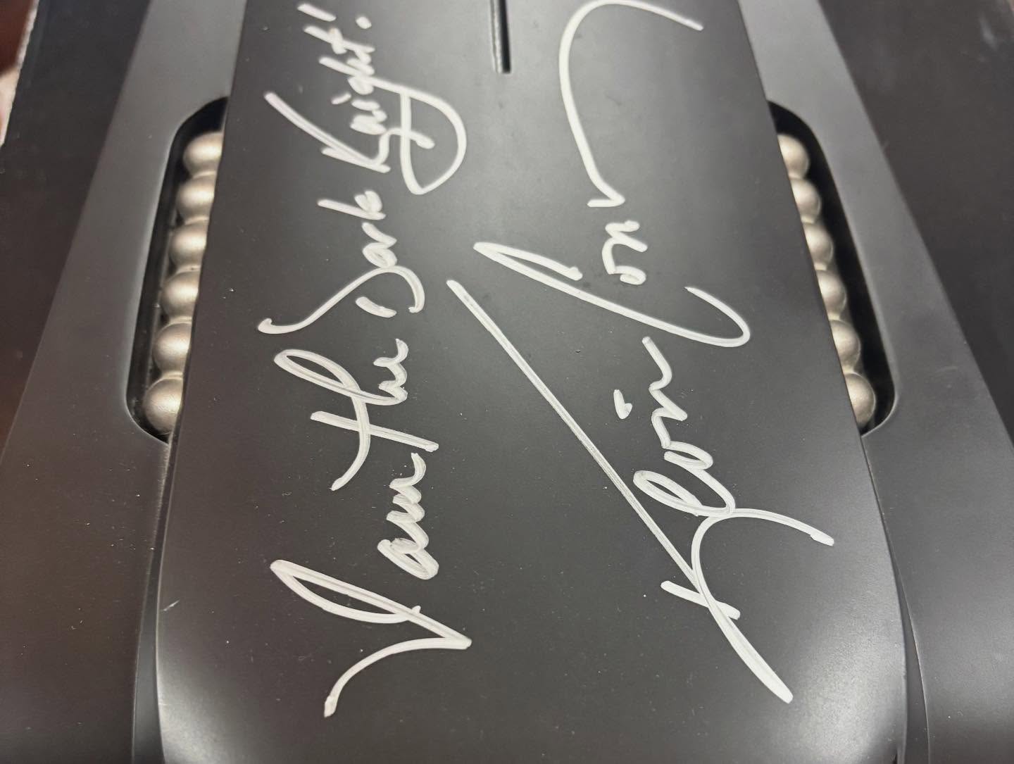 Batman The Animated Series Kevin Conroy Autographed and Inscribed Batmobile. JSA Letter.