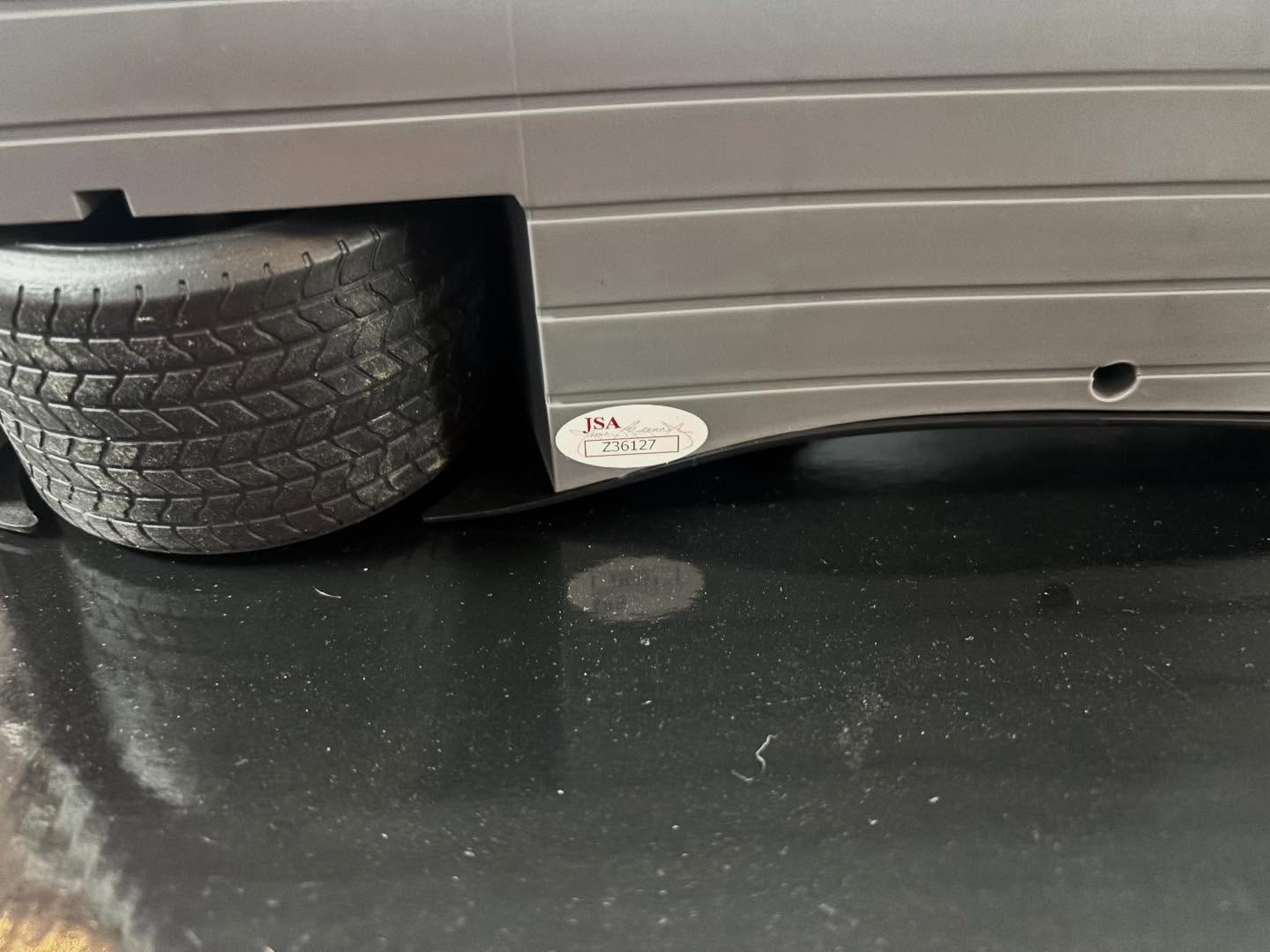 Batman The Animated Series Kevin Conroy Autographed and Inscribed Batmobile. JSA Letter.