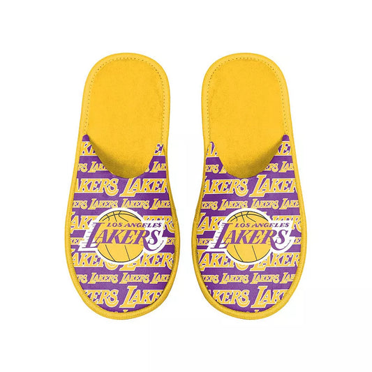 FOCO Los Angeles Lakers Scuff Logo Slide Slippers (Men's L 11-12)