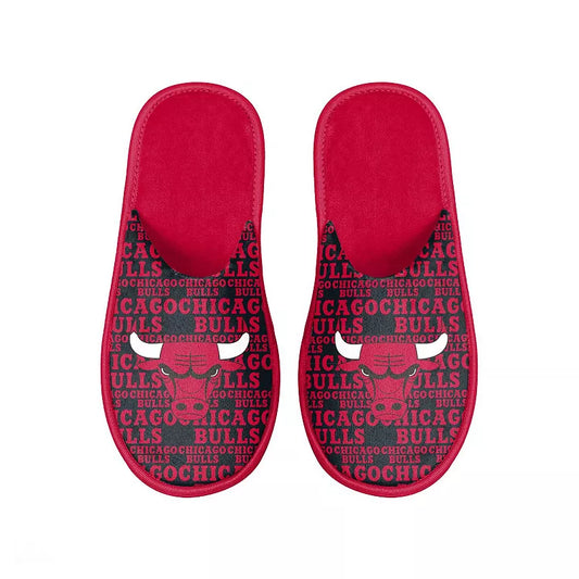 FOCO Chicago Bulls Scuff Logo Slide Slippers (Men's L 11-12)