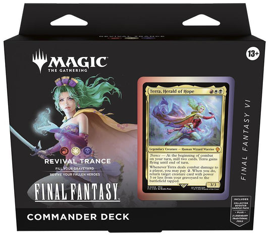 Magic the Gathering Commander Deck - FINAL FANTASY VI Revival Trance. New.