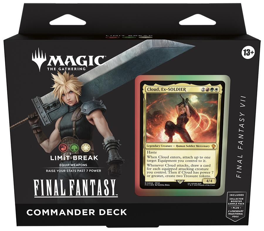 Magic the Gathering FINAL FANTASY Commander Deck Limit Break. New.