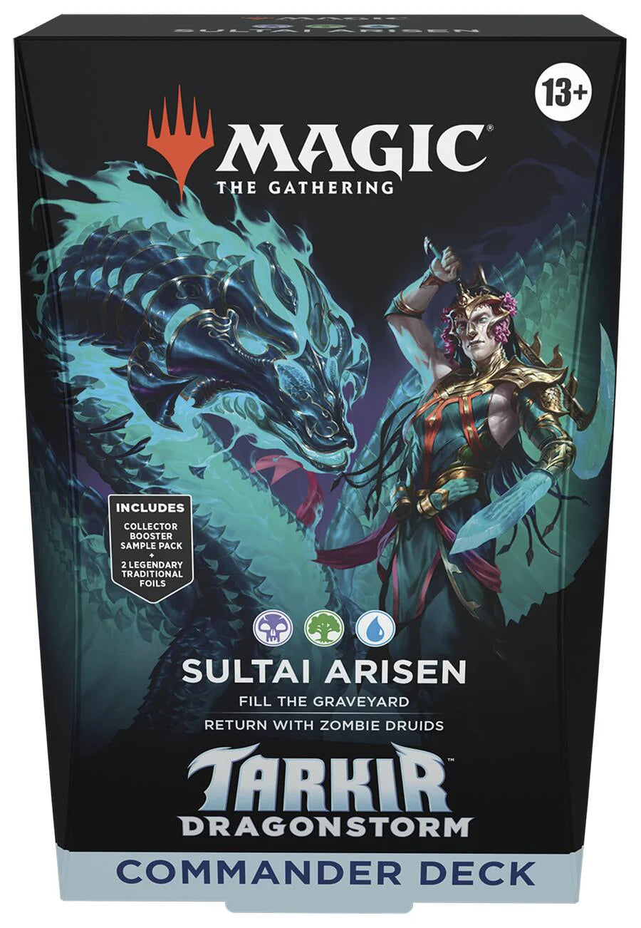 Magic the Gathering Sultai Arisen Commander Deck. Tarkir Dragonstorm. New.