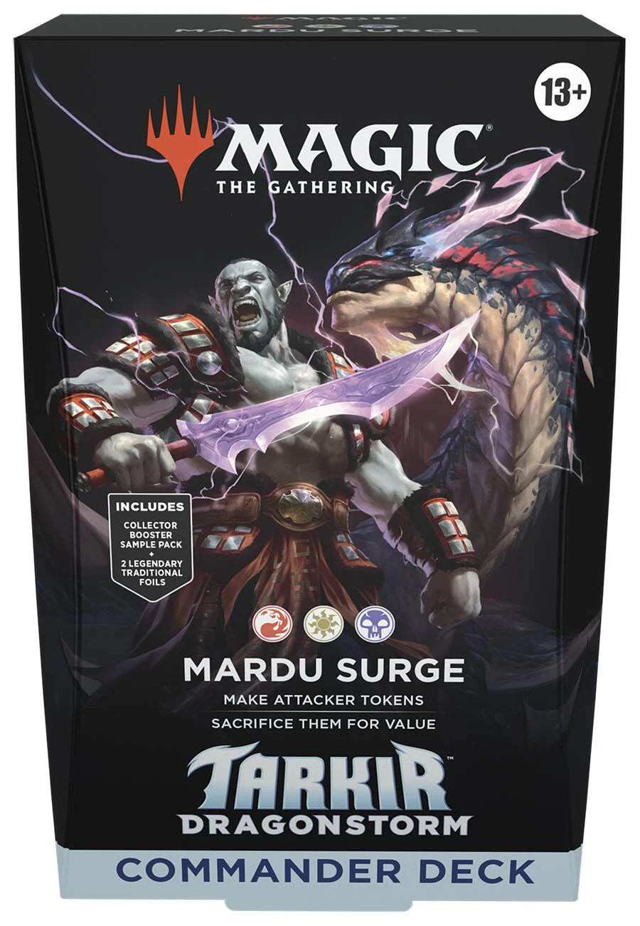 Magic the Gathering Mardu Surge Commander Deck. Tarkir Dragonstorm. New.