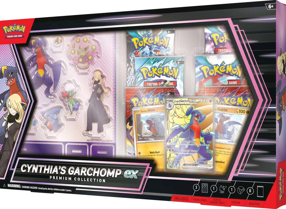 Pokemon Cynthia's Garchomp ex Premium Collection. New.