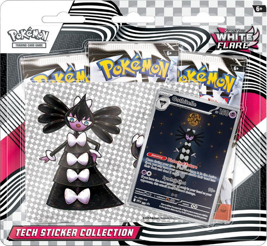 Pokemon White Flare Tech Sticker Collection - SV: White Flare (WHT). New. English.