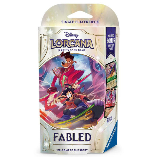 Disney Lorcana Fabled Starter Deck. New. Emerald and Ruby.