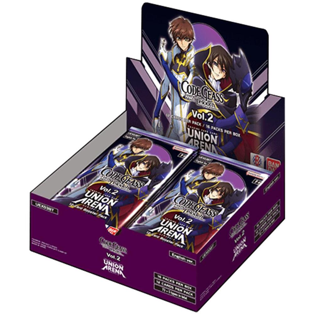 Union Arena Code Geass Volume 2 Booster Box. New.