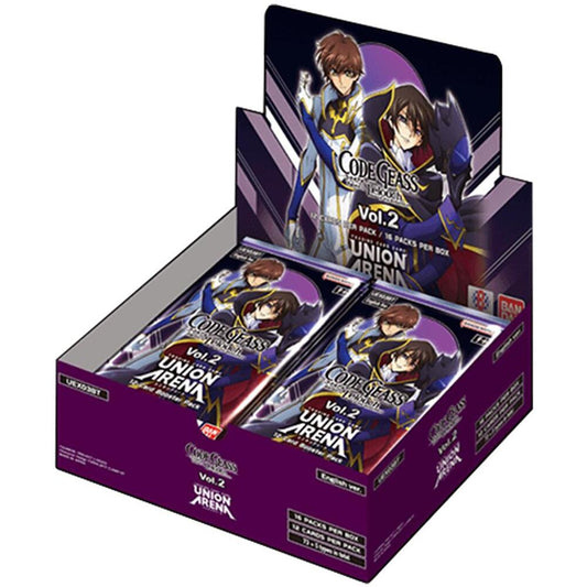 Union Arena Code Geass Volume 2 Booster Box. New.