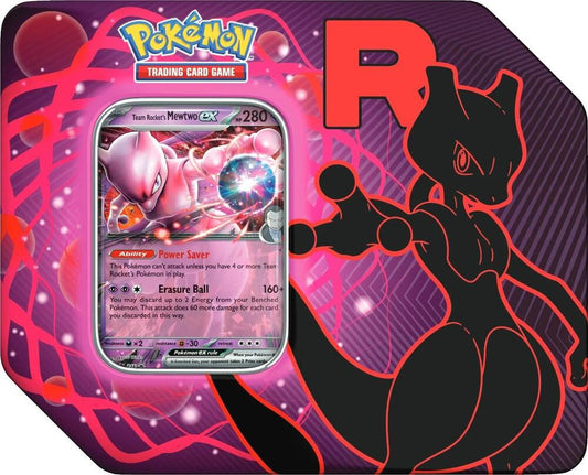 Pokemon Team Rocket Tin [Team Rocket's Mewtwo ex].