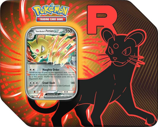 Pokemon Team Rocket Tin [Team Rocket's Persian ex]. New.