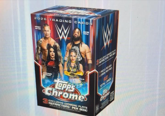 2026 Topps Chrome WWE Hobby Blaster. New.
