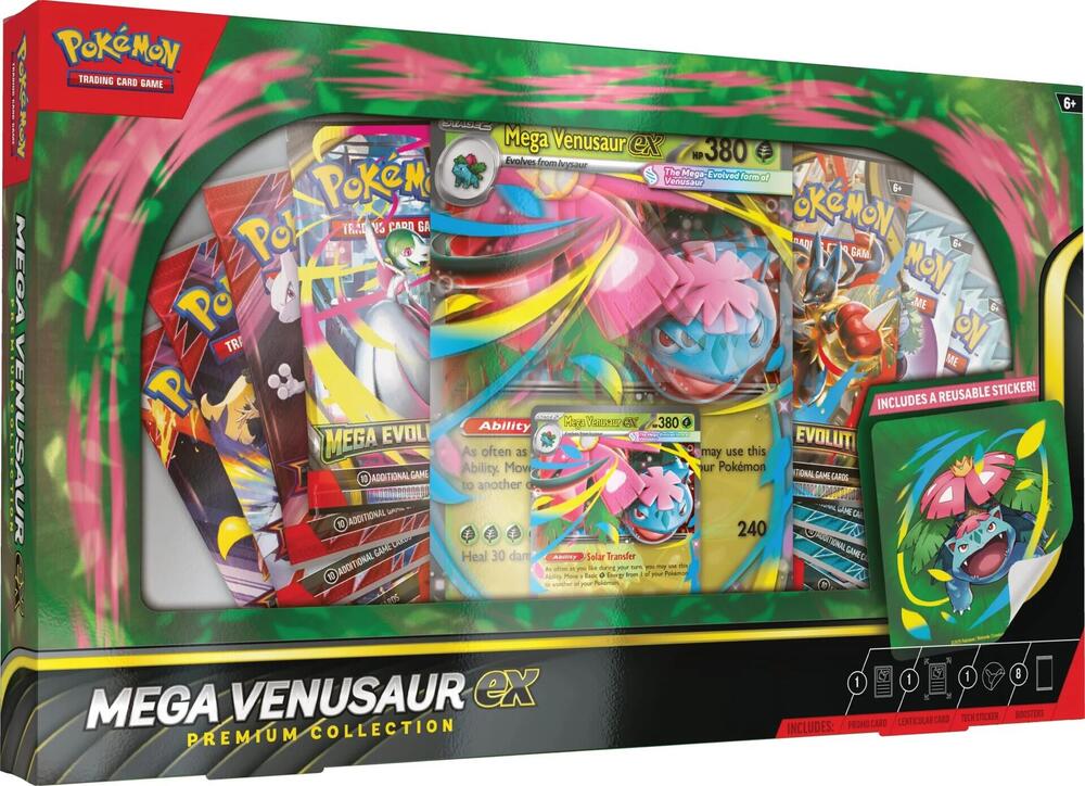 2025 Pokemon Mega Venusaur ex Premium Collection. New.