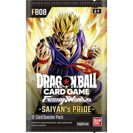 Dragon Ball Fusion World Saiyan's Pride Booster Pack. New.