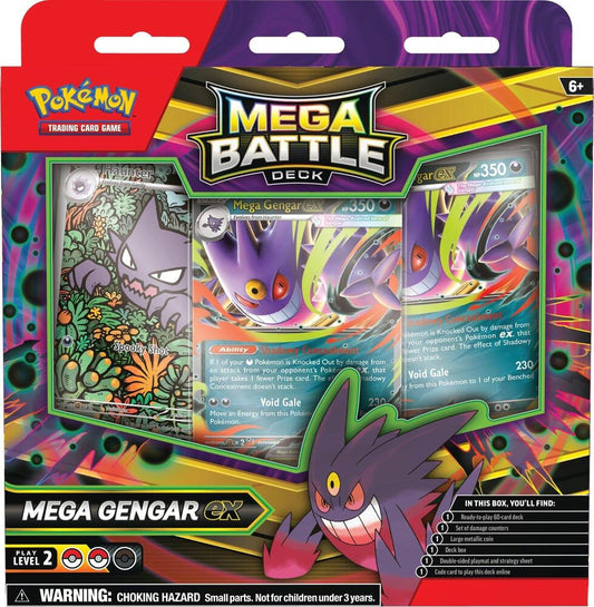 Pokemon Mega Battle Deck (Mega Gengar ex). New.