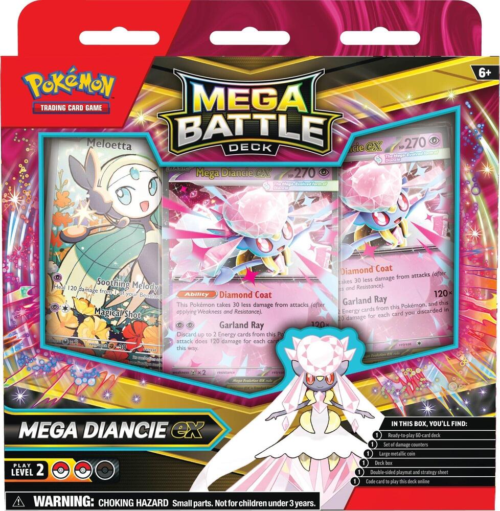 Pokemon Mega Battle Deck (Mega Diancie ex). New.