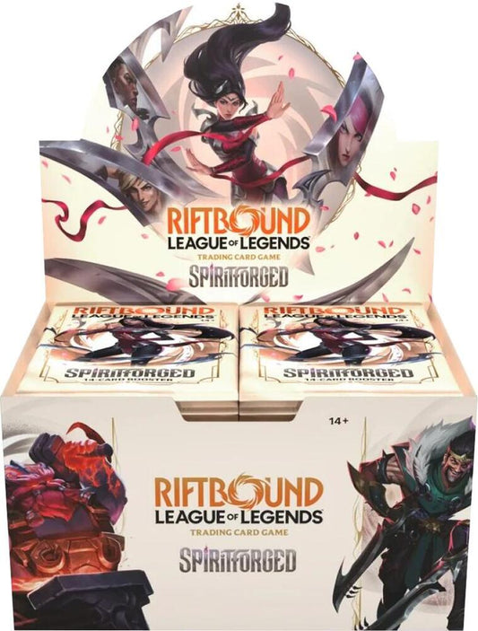 Riftbound League of Legends Spiritforged Booster Box. New. See pricing information.