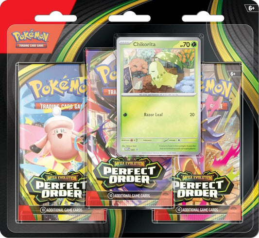 Pokemon Perfect Order 3 pack blister. New. Read.