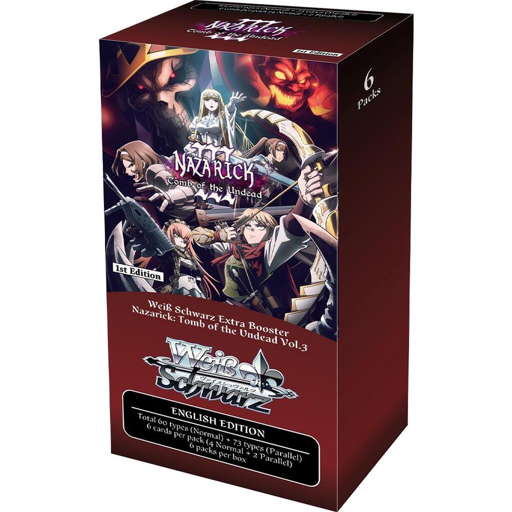 Weis Schwarz Nazarick: Tomb of the Undead Booster Box Vol 3. New.