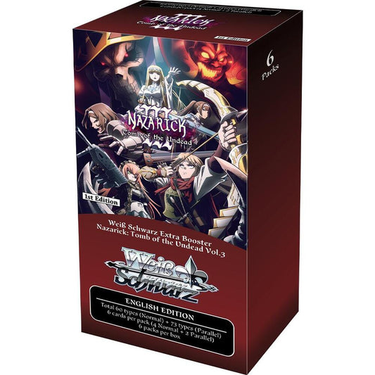 Weis Schwarz Nazarick: Tomb of the Undead Booster Box Vol 3. New.