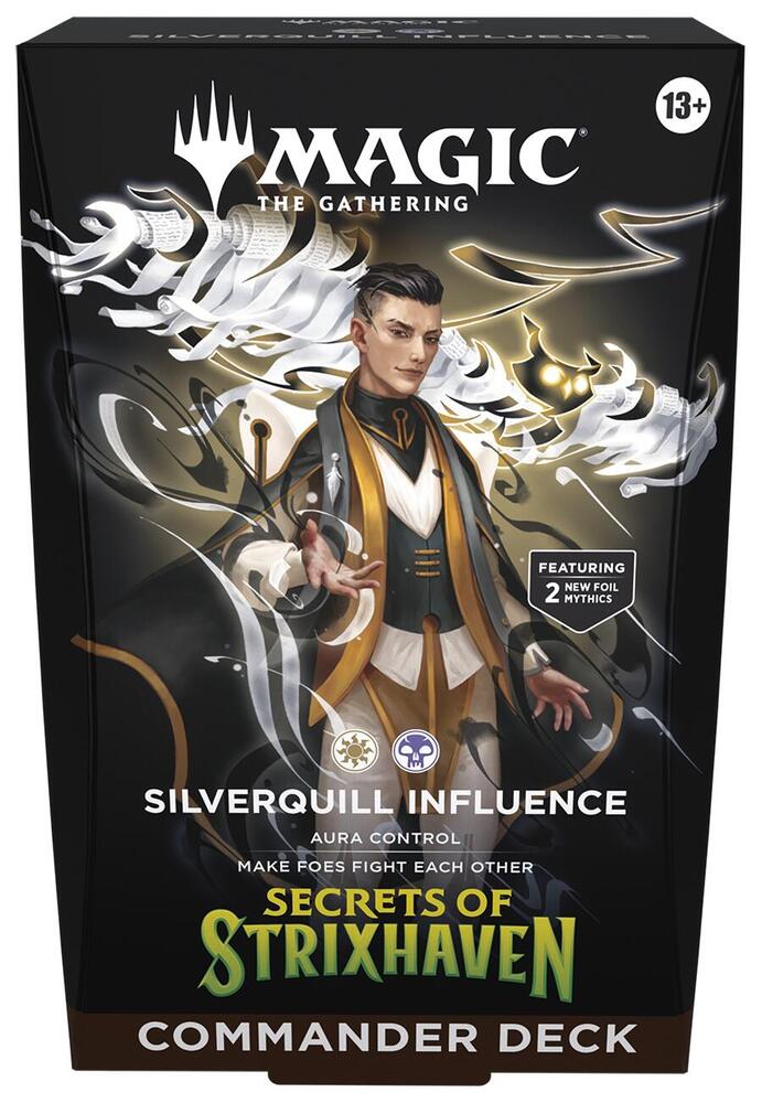 Magic: The Gathering - Secrets of Strixhaven Commander Deck. New. Silverquill Influence.