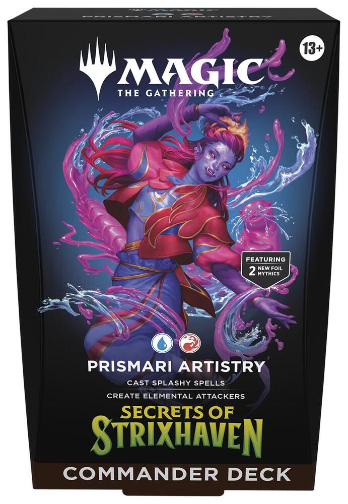 Magic: The Gathering - Secrets of Strixhaven Commander Deck. New. Prismari Artistry.
