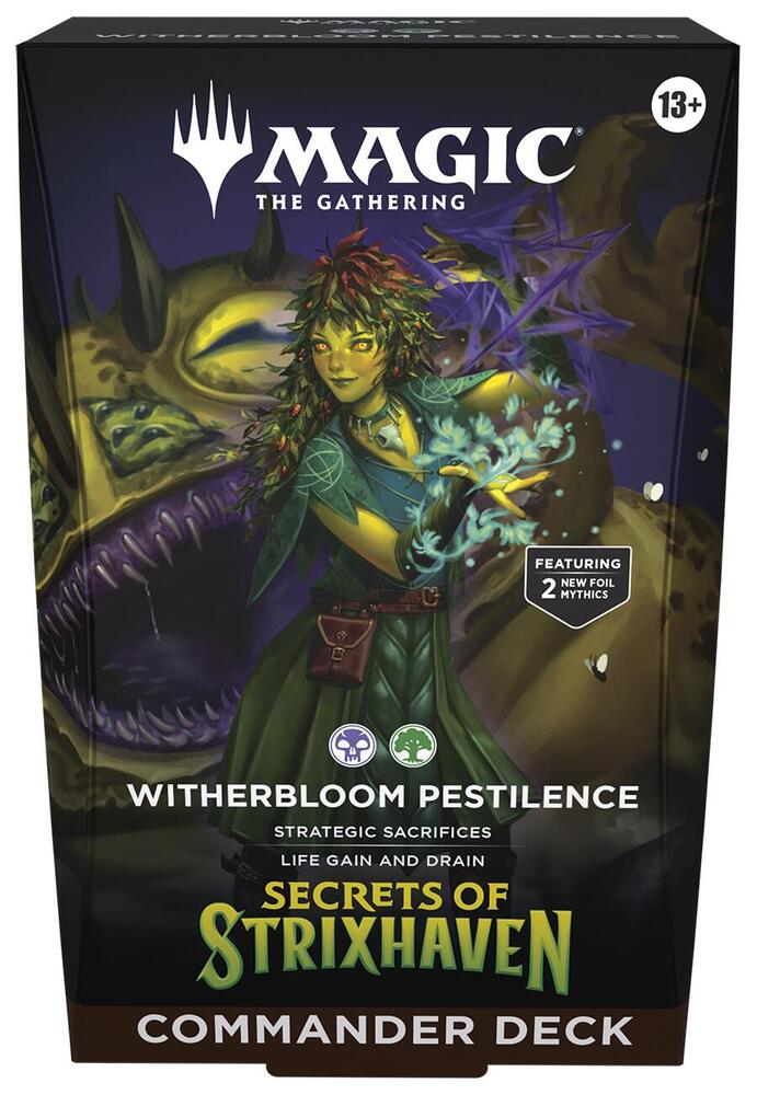 Magic: The Gathering - Secrets of Strixhaven Commander Deck. New. Witherbloom Pestilence.