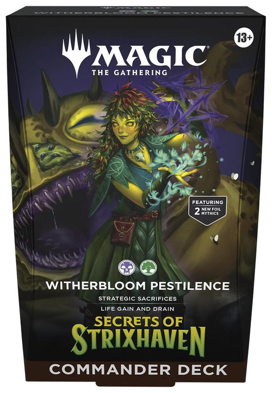 Magic: The Gathering - Secrets of Strixhaven Commander Deck. New. Witherbloom Pestilence.