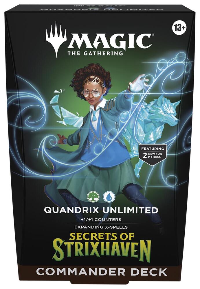 Magic: The Gathering - Secrets of Strixhaven Commander Deck. New. Quandrix Unlimited.