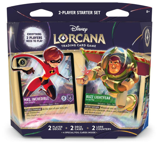 Wilds Uknown Disney Lorcana 2 Player Starter Deck. New.