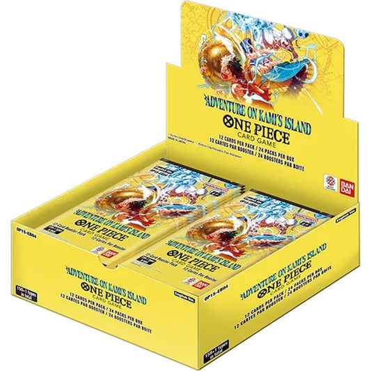 One Piece OP15 EB04 Adventure on Kami's Island Booster Box. New. READ Description.