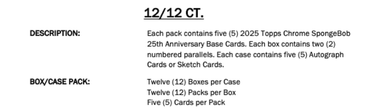 2025 Topps Chrome Spongebob Squarepants 25th Anniversary Hobby Box!