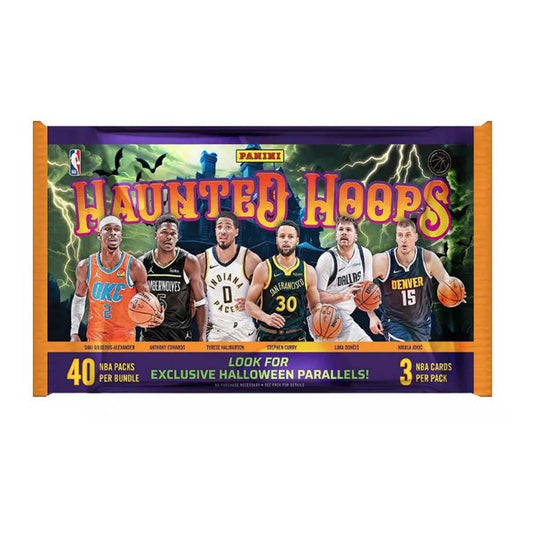 Panini NBA Haunted Hoops Basketball Trading Card Booster Bundle Packs!