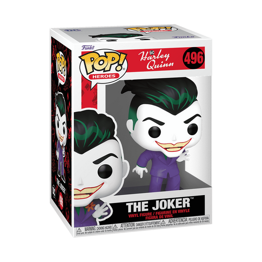 Funko Pop! The Joker DC Harley Quinn Holding Lapel. New. #496.