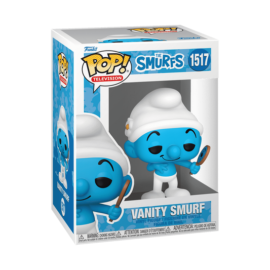 Funko Pop The Smurfs Pop Televison! Vanity Smurf #1517. New.
