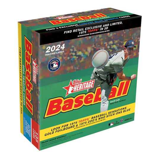 2024 Topps Heritage MLB Mega/Monster Box. New.
