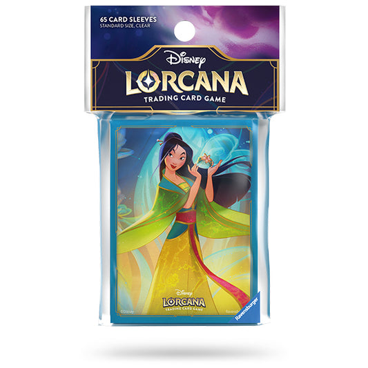 Card Sleeves: Disney Lorcana- Fabled- Mulan (65ct). New.