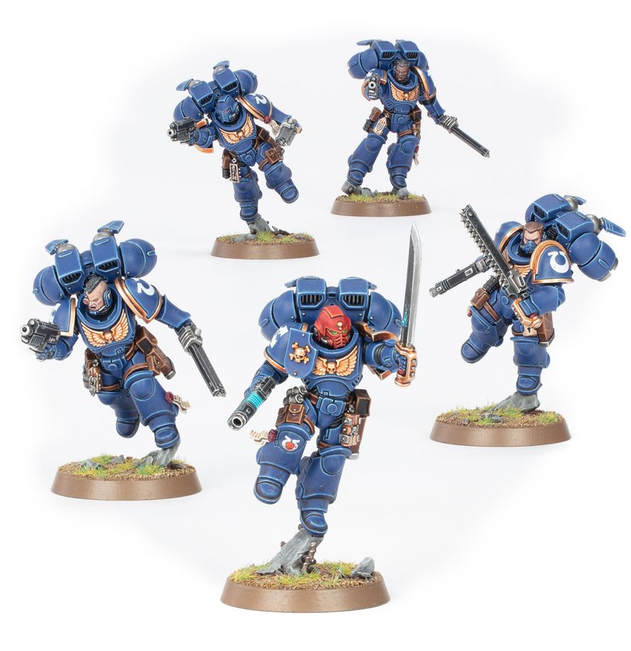 Space Marines Assualt Intercessors with Jump Packs