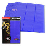 SIDE LOADING 18-POCKET PRO PAGES 10ct pack - BLUE