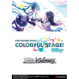 Weiss Schwarz: Hatsune Miku COLORFUL STAGE! Booster Display. New.