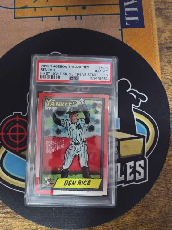 2025 TOPPS 95/99 Ben Rice PSA Gem Mint 10