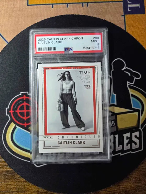 2025 Panini Chronicled Caitlin Clark PSA 9