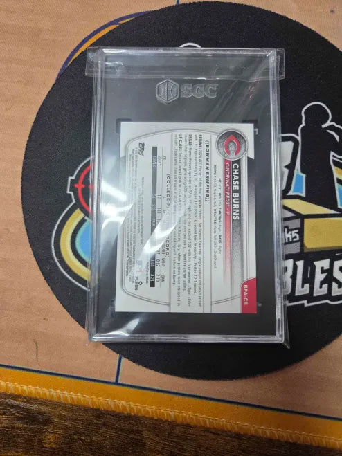 2025 Bowman Autograph Chase Burns SGC 9.5